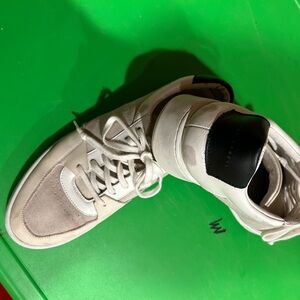 Oliver Cabell Cream and Black Sneakers
